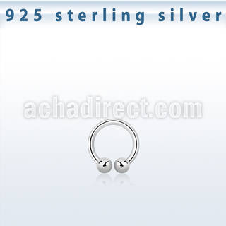 nc6 clip nariz falso plata estelrina 6mm 1 pieza mayorista