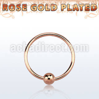 ns05rs aro nariz plata esterlina 925 bola oro rosa 0 6mm 8mm 1 pieza al por mayor