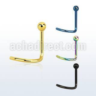 nstb piercing nariz l acero quirurgico anodizado bola 2mm mayorista