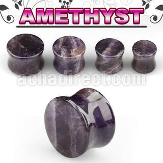 pgsff dilatacion plug doble flare amatista venta