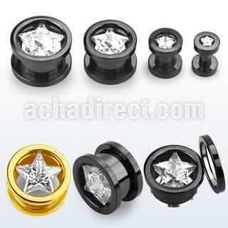 pgtzs dilatacion tunel tornillo acero quirurgico anodizado negro dorado zirconia clara estrella venta