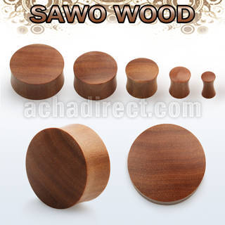 pws dilatacion plug doble flare madera sawo mayorista