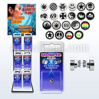 rkmmp6 display 72 falso plug acero magnetico logos variados distribuidor