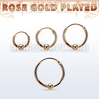 rsbcr16s aro bola presion plata 925 oro rosa 18 kts bola 3mm mayorista