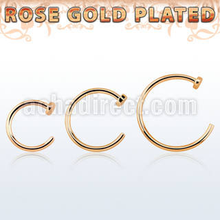 rscln20 clip nariz falso plata esterlina oro rosa venta