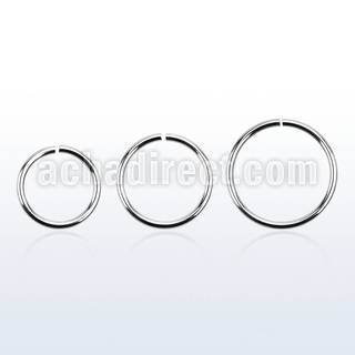 sel18 high polished 316l seamless steel ring diamter 6 12mm