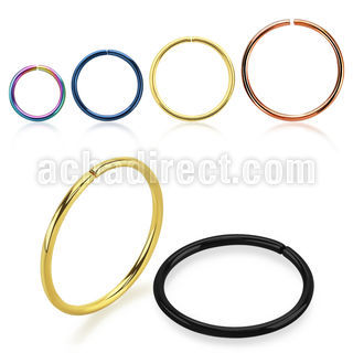 selt20 pvd plated 316l steel ring diameter 6mm 10mm