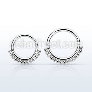 sepn anillo septum acero quirurgico recocido al por mayor