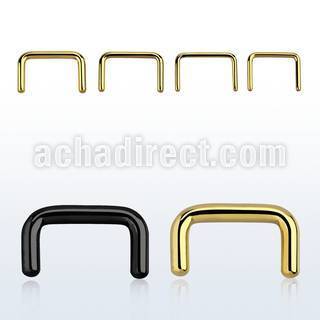 septa septum retenedor retainer acero 316l pvd u invertida al por mayor