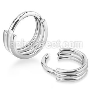 sgsh6 316l steel hinged segment ring triple