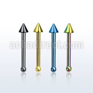 sncnt piercing nariz hueso acero quirurgico anodizado cono 2mm venta
