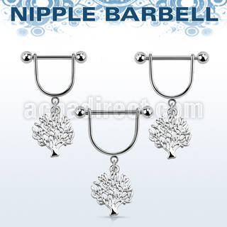 snpod2 barbell pezon estribo acero quirurgico bolas 5mm arbol vida colgado al por mayor