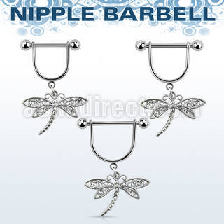snpod3 barbell pezon estribo acero quirurgico bolas 5mm libelula venta