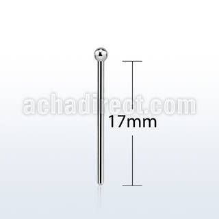 snyb18 piercing nariz doblar tu mismo acero quirurgico 1mm bola 2mm 17mm distribuidor