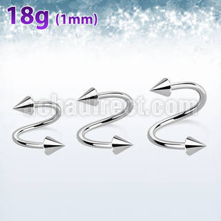 sp18cn3 espiral acero quirurgico 1mm conos 3mm mayorista