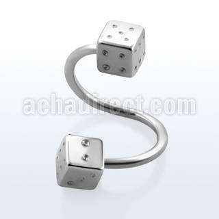 spesdi4 espiral ceja acero quirurgico dados 4mm distribuidor