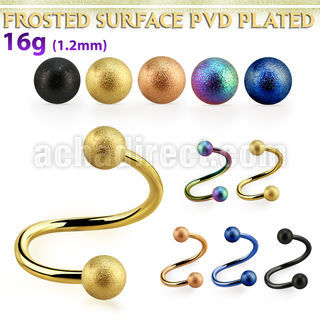 spetfo3 anodized 316l steel spiralw 2 3mm frosted steel balls