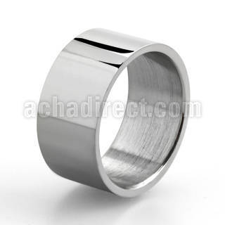 sr125 anillo ancho 10mm grabado acero inoxidable brillo espejo distribuidor mayorista