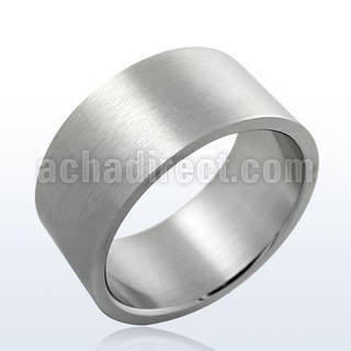 sr125m anillo alianza ancha acero inoxidable mate mayorista