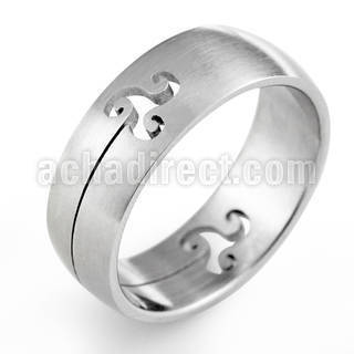 sr290 anillo cortado acero inoxidable mate triskel cortado distribuidor mayorista