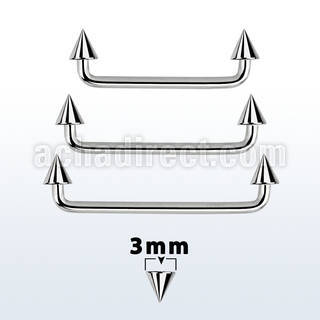 sudcn3 barbell superficial industrial acero quirurgico 90 grados conos acero 3mm al por mayor