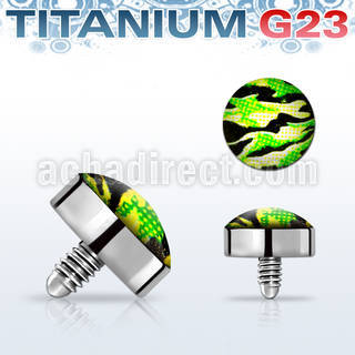 talg12 microdermal titanio g23 disco 4mm logo camuflaje rosca interna base microdermal 2mm 2 5mm venta