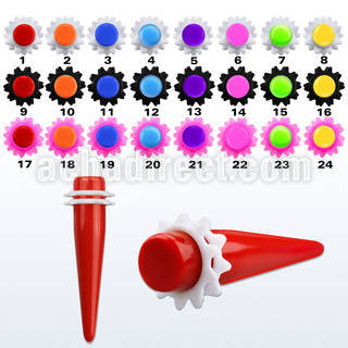 tpsvr expansor acrilico color solido anillos goma venta