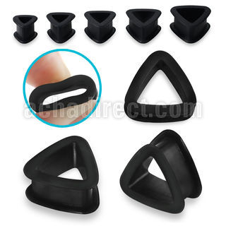 trsim silicone flexible matte flesh tunnel plug