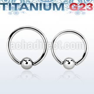 ubcr12 titanium g23 ball closure ring with a 5mm ball