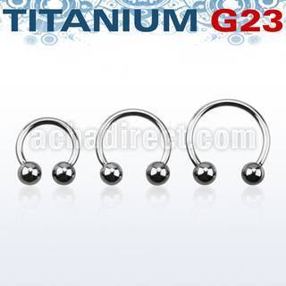 ucbb5 barbell circular titanio g23 bolas 5mm al por mayor
