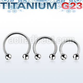 ucbb barbell circular titanio g23 bolas 4mm al por mayor