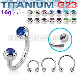 ucbejb4 titanium g23 circular barbell 4mm jewel balls
