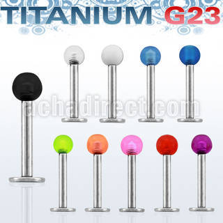 uluvb3 labret titanio g23 bola acrilico uv 3mm distribuidor mayorista