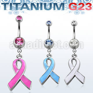 umcd501 piercing ombligo titanio g23 bolas joya bisel 5 8mm lazo colgado 10mm al por mayor