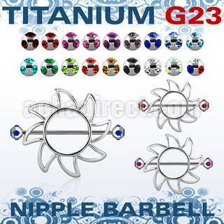 umnp103 pezonera sol barbell titanio g23 bolas multi joya 5mm venta