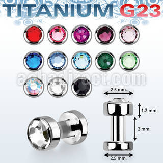 usdf25 skin diver titanio g23 barra cristal bisel 2 5mm mayorista