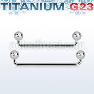 usudb5 barbell superficial industrial titanio g23 90 grados bolas titanio 5mm distribuidor