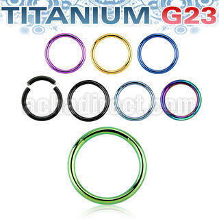 utsg16 anodized titanium g23 segment ring in 16g 1 2mm