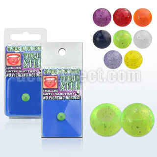 uvtgst piercing lengua falso uv se sostiene succion 1 pieza al por mayor