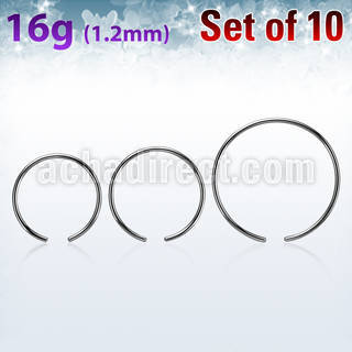 xcr16g pack 10 aro bola presion acero 316l 1.2mm 16g venta
