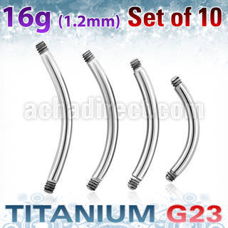 xubn16g pack 10 barras banana titanio g23 brillo espejo distribuidor
