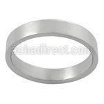 sr126 anillo grabado anchod e 4mm acero inoxidable concavo mate venta