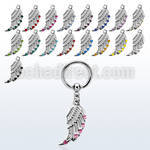 bcrg568 steel bcr 1.6mm w a bird wing design w crystals