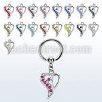 bcrghrc2 316l steel bcr 1.6mm w a heart design w crystals on side