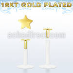 bilbstg clear bio flexible labret star