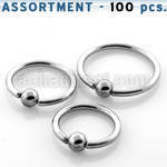 blk105 bulk of 316l steel ball closure rings with a 4mm ball