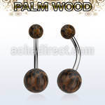 bngpl organic belly banana w 5 8mm palm wood balls