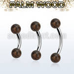bnpl5 organic belly banana w steel post w 5mm palm wood balls