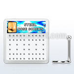 bxnsb18 caja 52 piercing nariz l acero quirurgico brillo espejo distribuidor mayorista