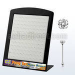 brnbzc silver nose bone with prong set round clear cz stone